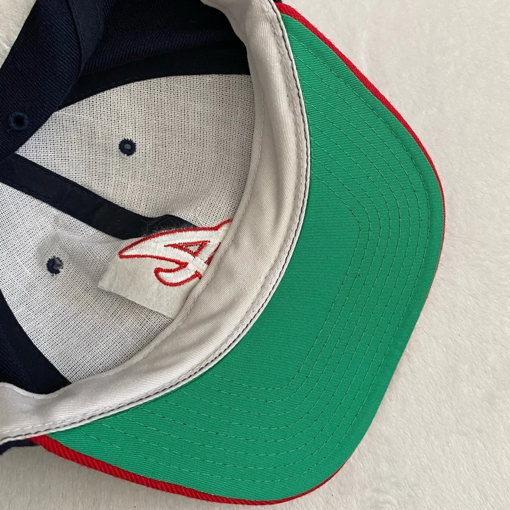 {VTG} Genuine Merchandise American Needle | Atlanta Braves Spellout Snapback Hat - Picture 11 of 15